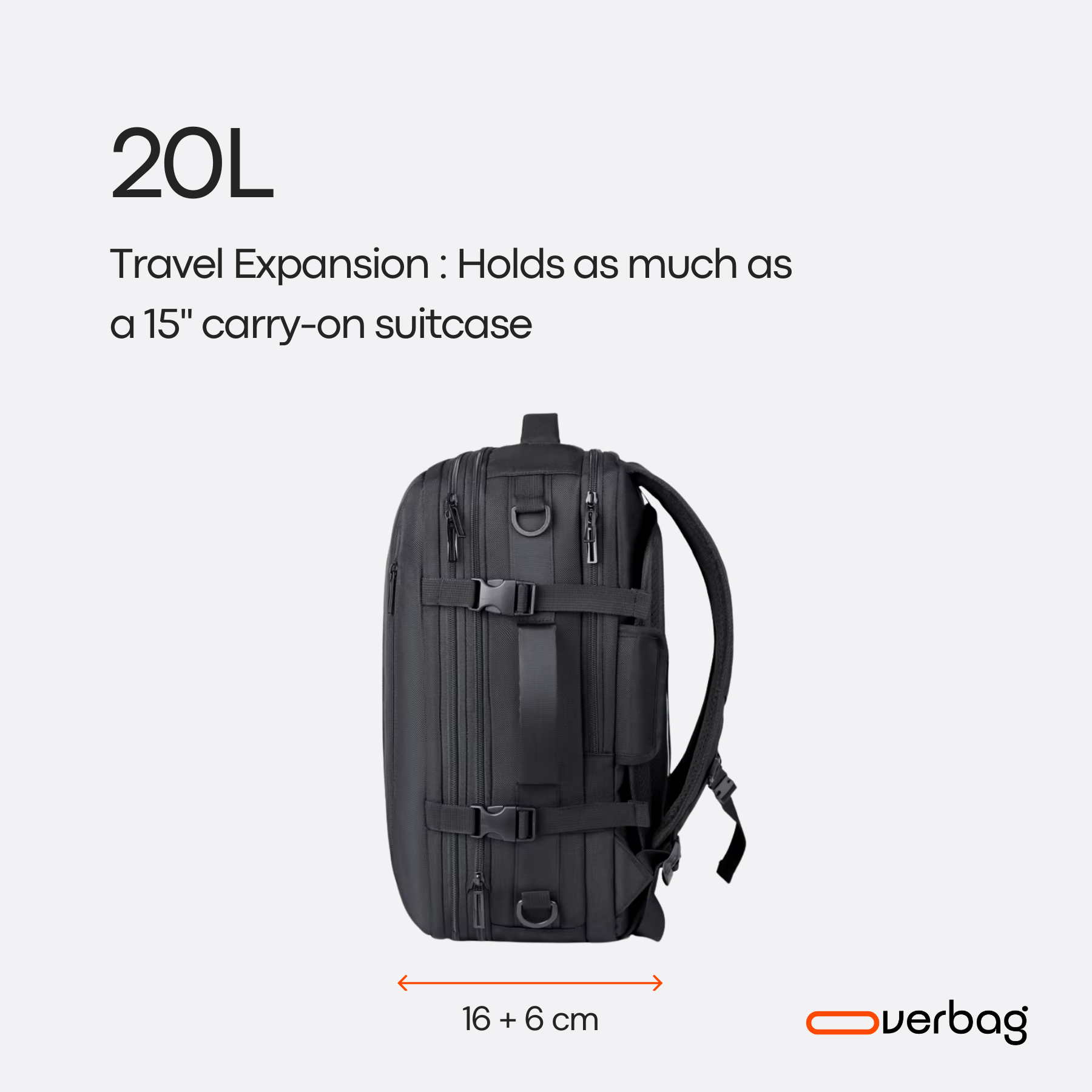 Overbag V2  – Compression Travel Backpack
