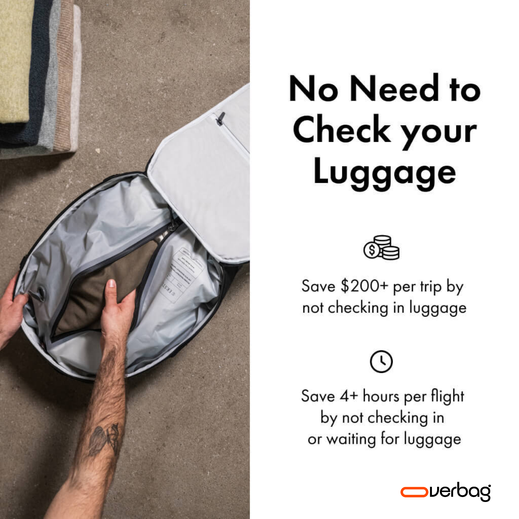 Overbag Premium Compression Bag +60%