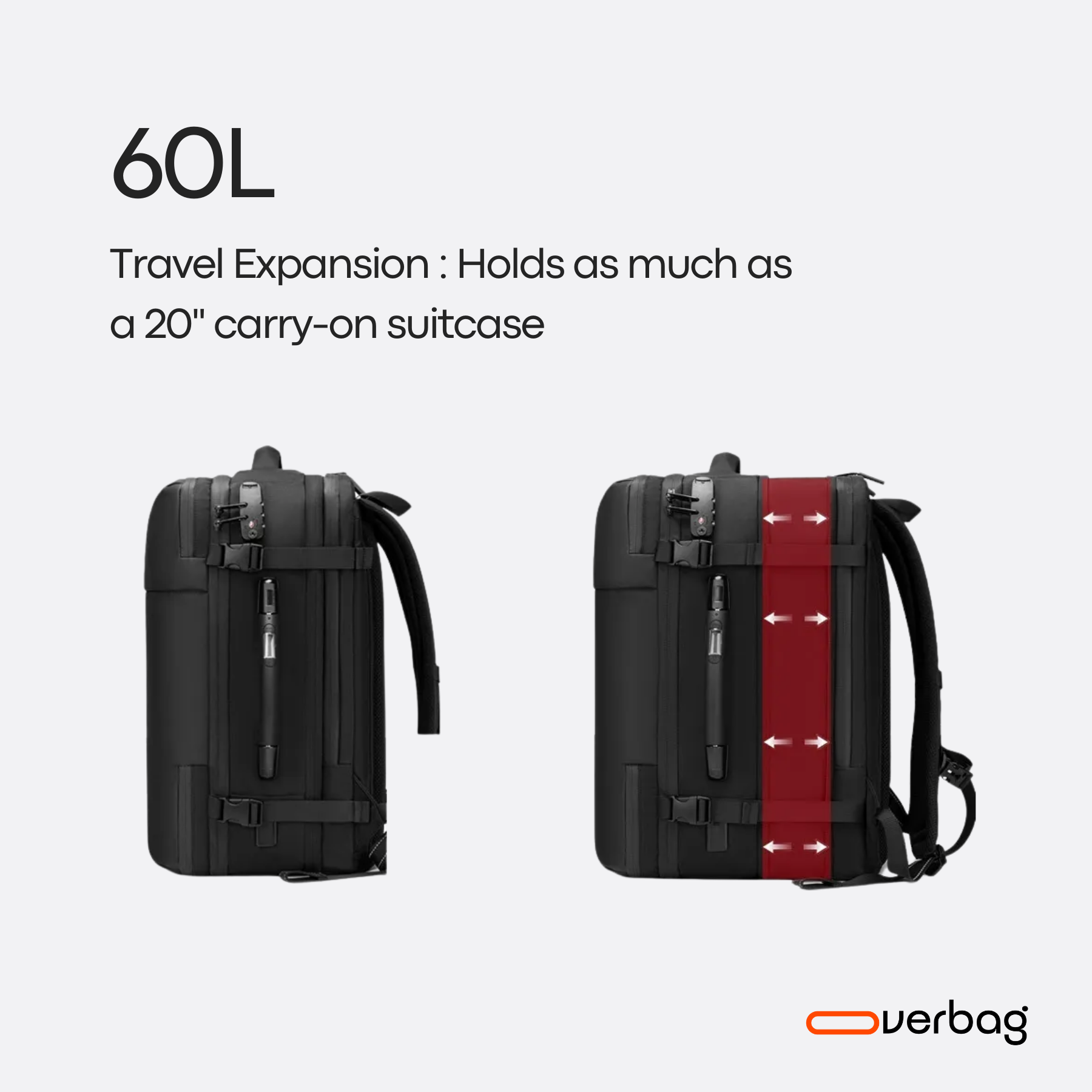 Overbag V1 - Compression Travel Backpack