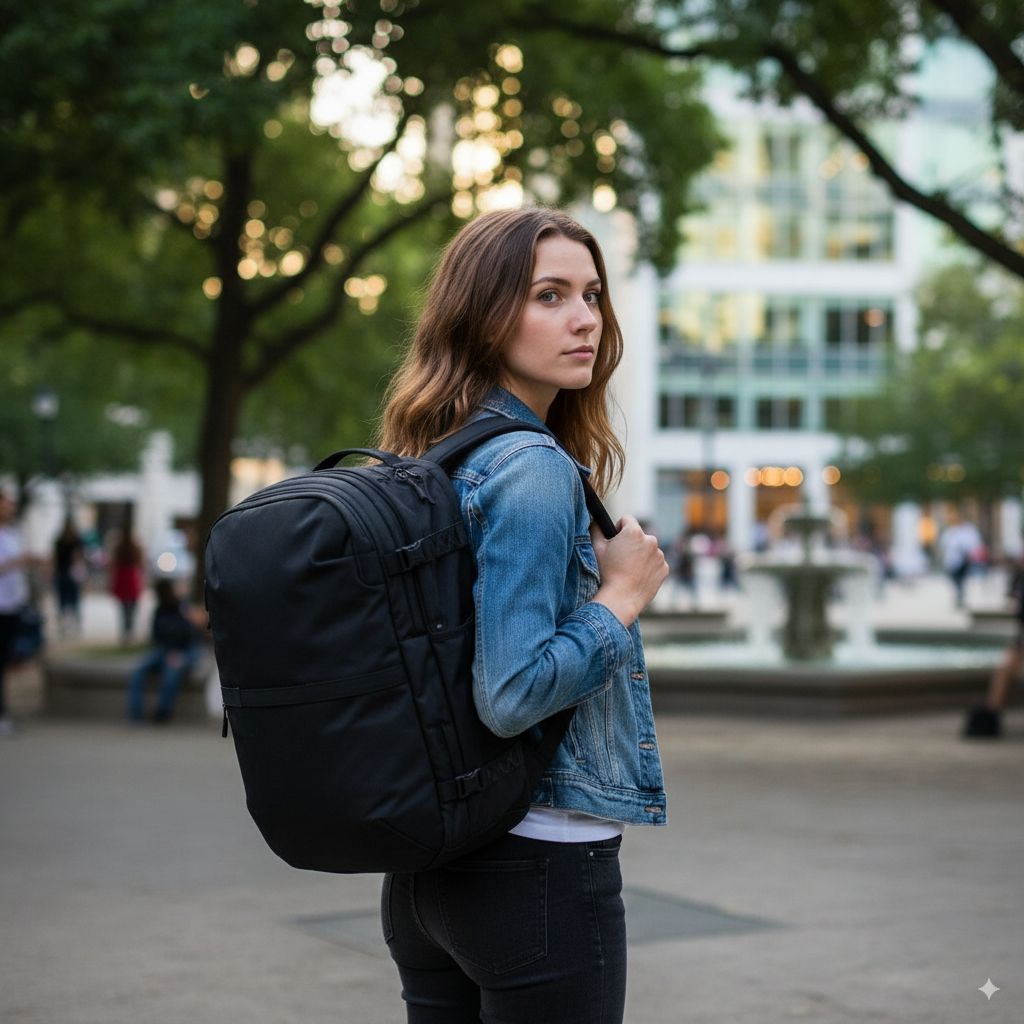 Overbag Vacuum Compression Travel Backpack - Aerosack + Free Air Pump
